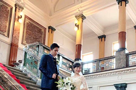 とても素敵で私達らしさが出ていたというお言葉を頂きました。