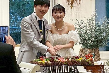 式当日はあまりのクオリティの高さに参列者は笑うどころか見入ってしまっていたそうです(笑) 式当日はあまりのクオリティの高さに参列者は笑うどころか見入ってしまっていたそうです(笑)